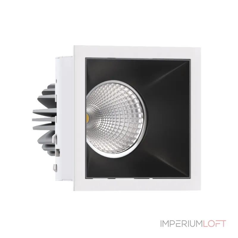 Встраиваемый светодиодный светильник LeDron RISE KIT RISE KIT 1 LED 3000K White-Black