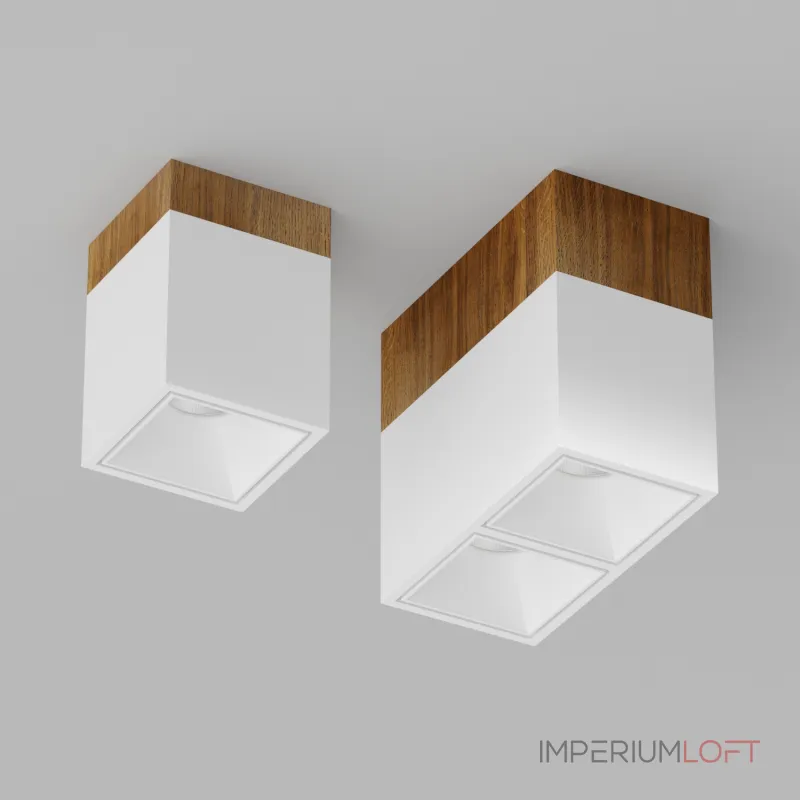 Потолочный светодиодный светильник LeDron KUBING 2 WOODEN KUBING 2 Wooden 160 White