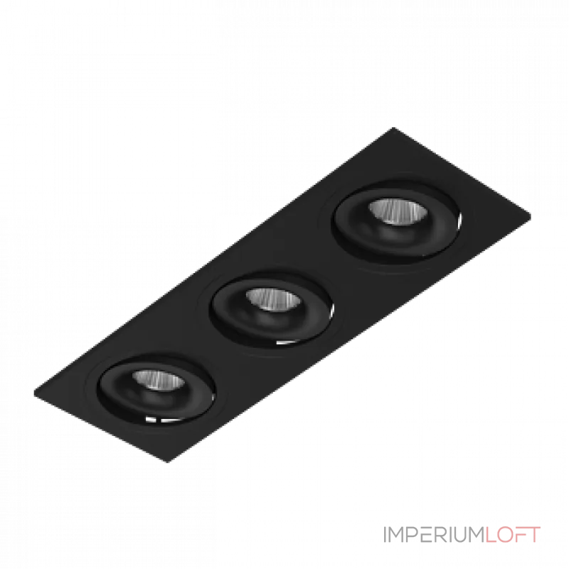 Встраиваемый поворотный светодиодный светильник LeDron MJ1006 MJ1006 SQ3 Black