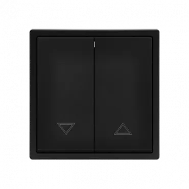 Двухклавишный жалюзийный выключатель LeDron 2 Gang Curtain Switch Black Двухклавишный жалюзийный выключатель LeDron 2 Gang Curtain Switch Black