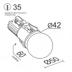 Встраиваемый светодиодный светильник LeDron SL74211/7W