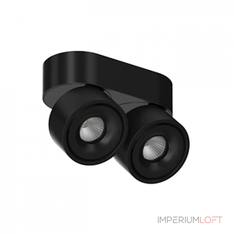 Потолочный поворотный светодиодный светильник LeDron LH8W LH8W 2 Black 4000K