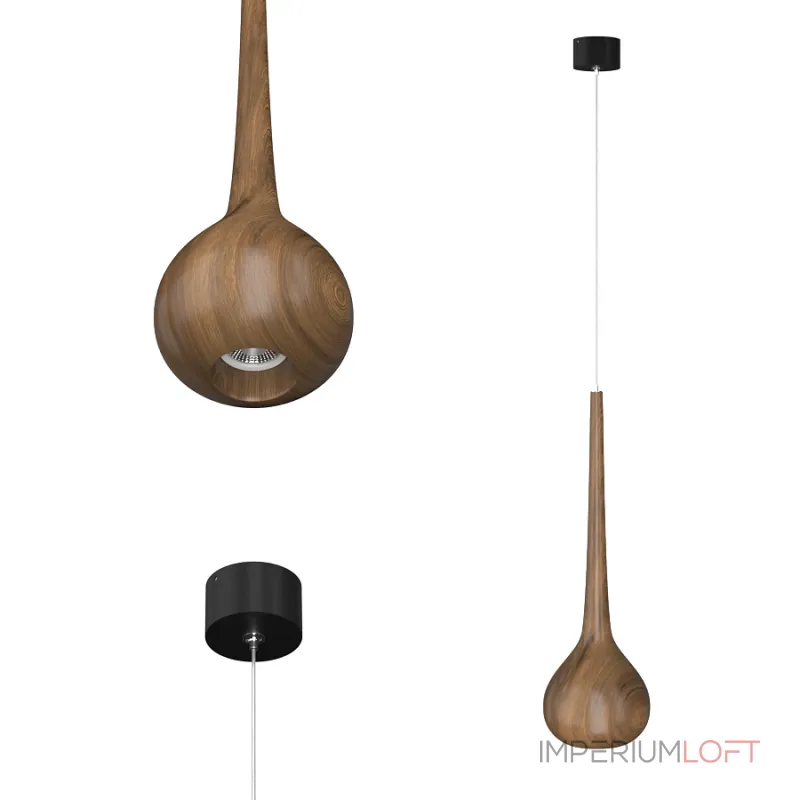 Подвесной светильник LeDron WoodDrop WoodDrop Big Black