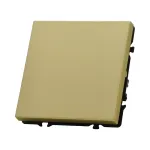 Выключатель одноклавишный звонкового типа LeDron 1G Reset Gold от ImperiumLoft