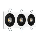 Встраиваемый поворотный светильник под сменную лампу LeDron AO1501006 SQ3 White-Black