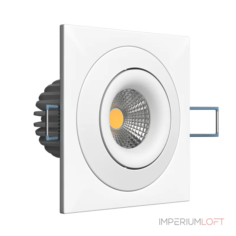Встраиваемый поворотный светодиодный светильник LeDron LH07SB-R LH07SB-R SQ White 10W 3000K DIM TRIAC