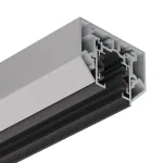 Трехфазный трек (в натяжной потолок) Ledron АВД-4710 (5102) 1250 мм Black