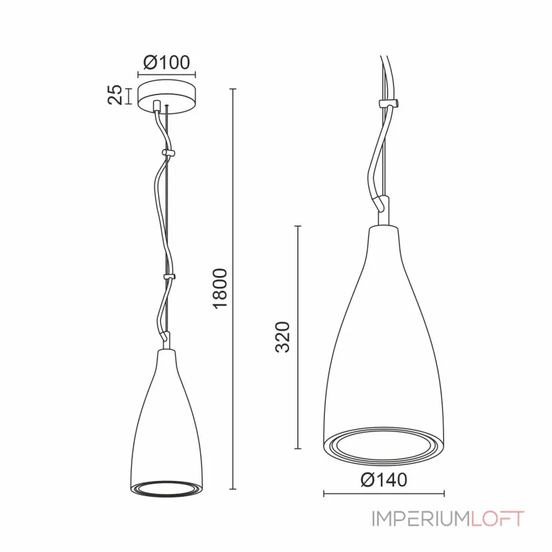 Подвесной светильник LeDron RIFAYN MH-2549W от ImperiumLoft Подвесной светильник LeDron RIFAYN MH-2549W от ImperiumLoft