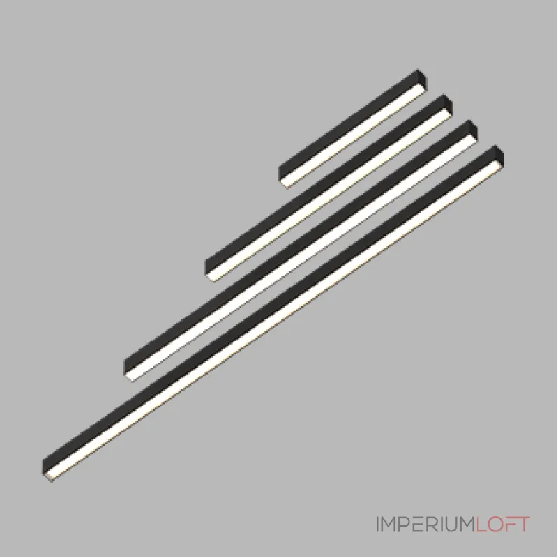 Потолочный светодиодный светильник LeDron LINE GULAR LINE GULAR 860 Black 4K Потолочный светодиодный светильник LeDron LINE GULAR LINE GULAR 860 Black 4K