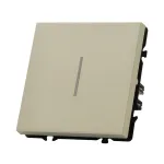 Одноклавишный проходной переключатель с LED-подсветкой LeDron 1 Gang 2 Way LED Cashmere