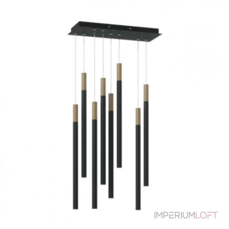 Подвесной светильник LeDron HL012 HL012-8 Wooden 100 Black