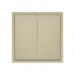 Двухклавишный жалюзийный выключатель LeDron 2 Gang Curtain Switch Cashmere от ImperiumLoft