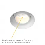 Встраиваемый поворотный светодиодный светильник LeDron DL3546 White