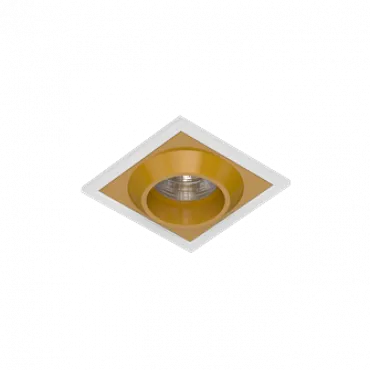 Встраиваемый светодиодный светильник LeDron GIZA GIZA SQ White-Gold