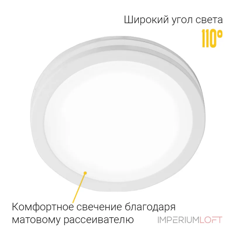 Встраиваемый светодиодный светильник LeDron LIP0906-15W-Y4000K Встраиваемый светодиодный светильник LeDron LIP0906-15W-Y4000K