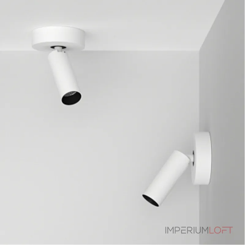 Потолочный поворотный светодиодный светильник LeDron SAGITONY SAGITONY R1 S40 Dim W-Bl
