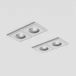 Встраиваемый светодиодный светильник LeDron BRUTAL BRUTAL SQ2 White TRIAC 4000K от ImperiumLoft