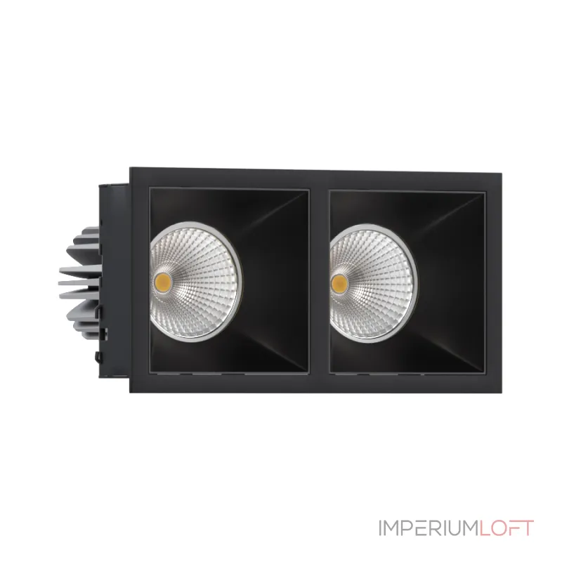 Встраиваемый светодиодный светильник LeDron RISE KIT RISE KIT 2 LED 3000K Black