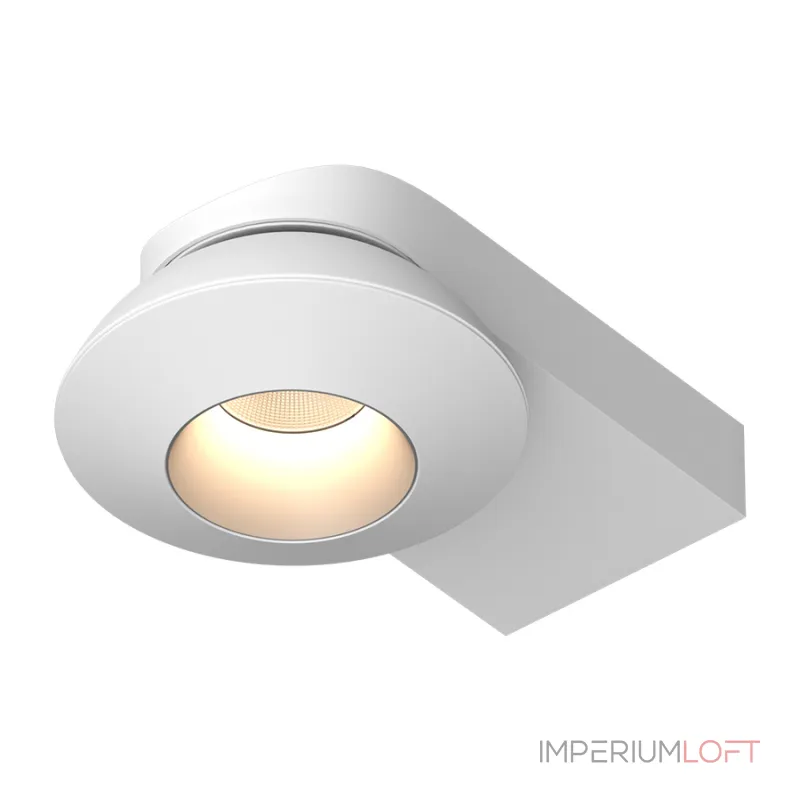 Потолочный поворотный светодиодный светильник LeDron KRIS SLIM KRIS SLIM White-Grey TRIAC