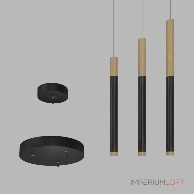 Подвесной светильник LeDron SAGITONY R T40 Wooden R3 T40 Wooden 300 Bl