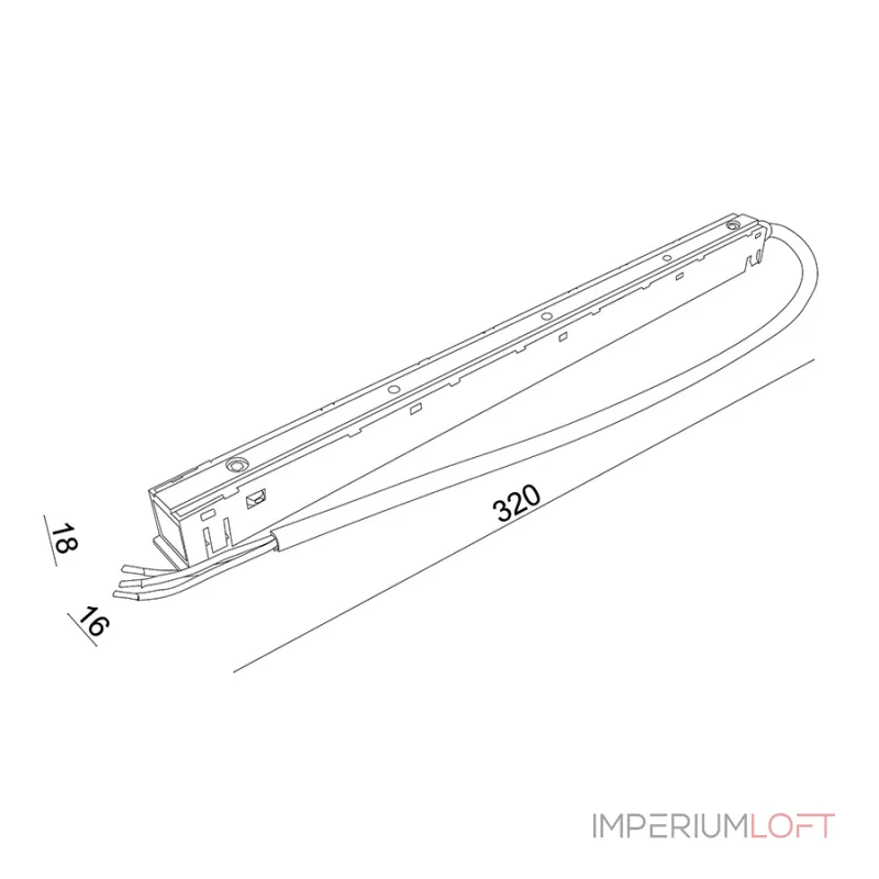 Блок питания LeDron CH-48-150W white (mini)