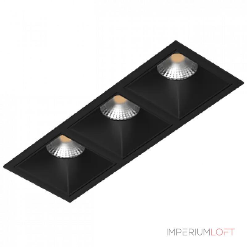 Встраиваемый светильник под сменную лампу LeDron RISE KIT3 RISE KIT3 Black