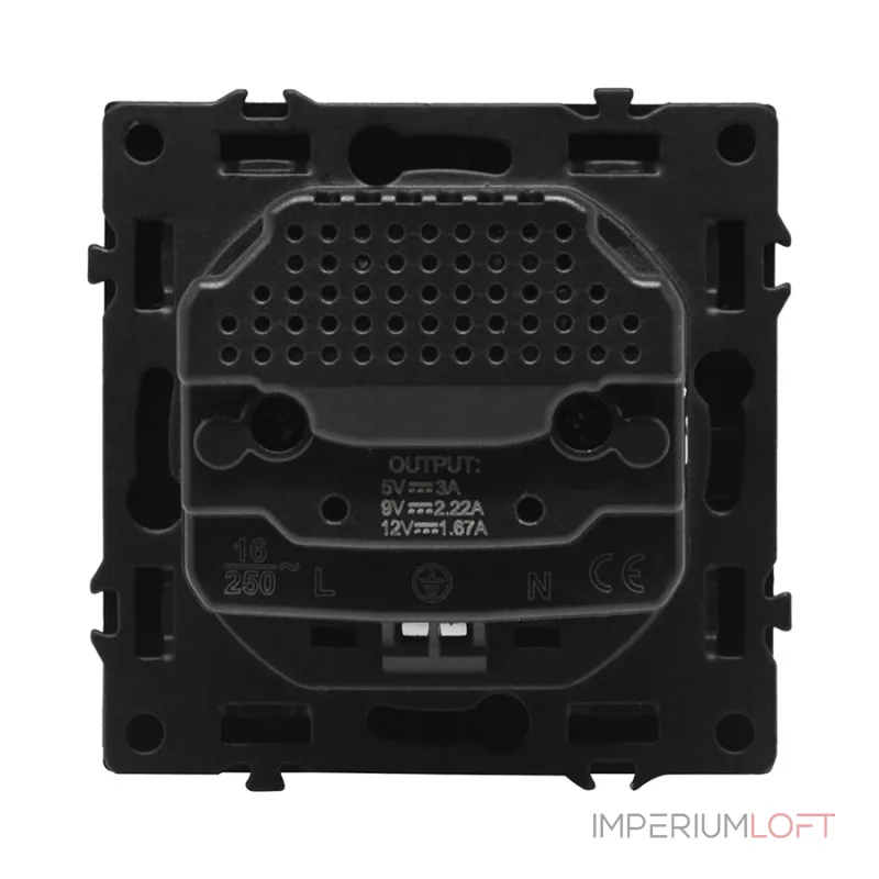 Розетка одинарная с заземлением с USB-портом для зарядки Type A + Type C LeDron EU Socket with USB A+C 20W Cashmere Розетка одинарная с заземлением с USB-портом для зарядки Type A + Type C LeDron EU Socket with USB A+C 20W Cashmere
