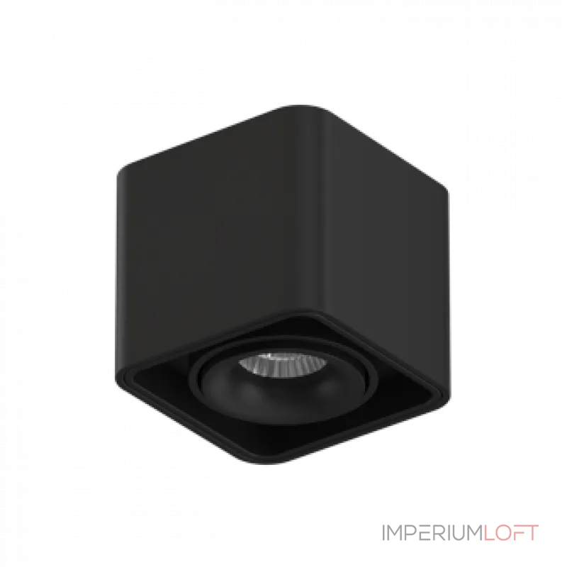 Потолочный поворотный светодиодный светильник LeDron TUBING TUBING Black TRIAC