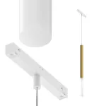 Трековый светильник LeDron MH-1001-T Gold + White adapter