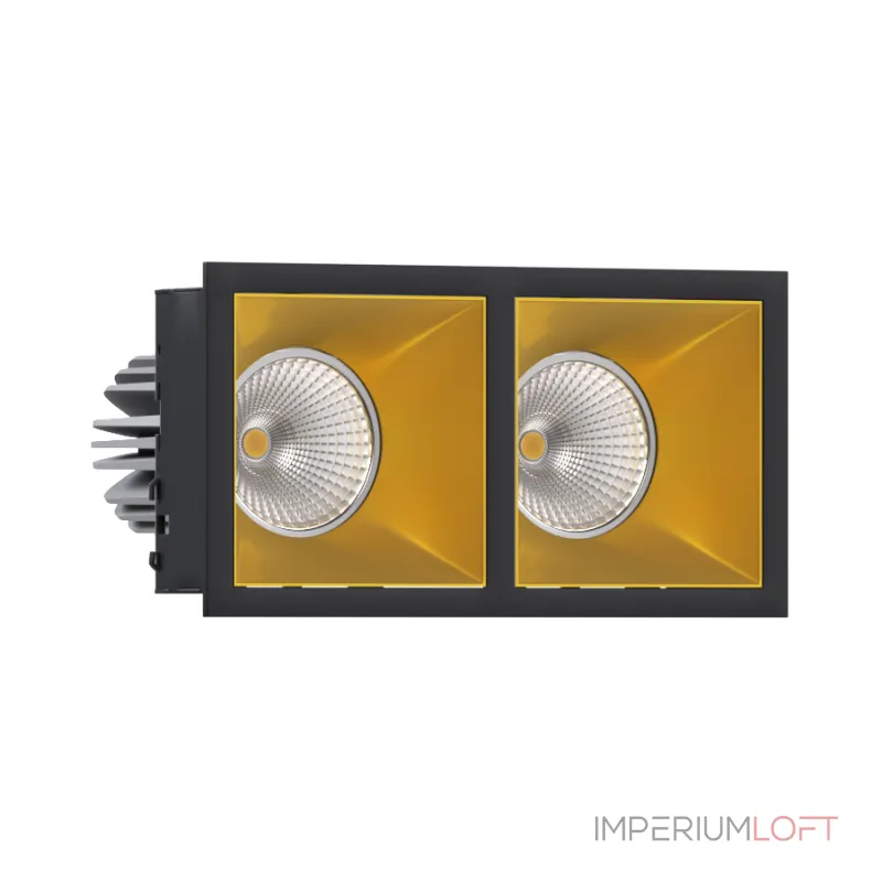 Встраиваемый светодиодный светильник LeDron RISE KIT RISE KIT 2 LED 4000K Black-Gold Встраиваемый светодиодный светильник LeDron RISE KIT RISE KIT 2 LED 4000K Black-Gold