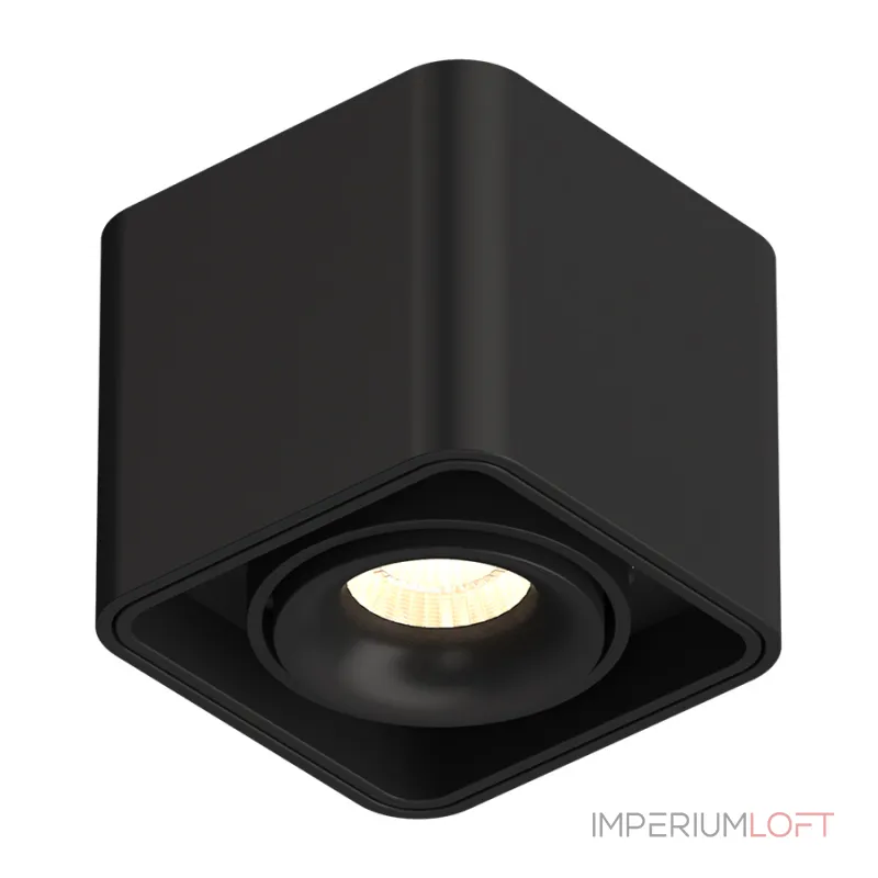 Потолочный поворотный светодиодный светильник LeDron TUBING TUBING Black TRIAC
