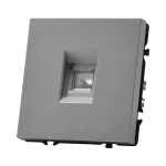 Розетка компьютерная одиночная LeDron CAT 6 (DATA) Light Grey