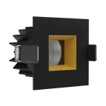Встраиваемый светодиодный светильник LeDron FAST TOP SQ MINI FAST TOP SQ MINI Bl-Gold 4000K