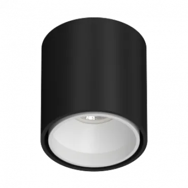 Потолочный светильник под сменную лампу LeDron KEA KEA R ED GU10 Black-White