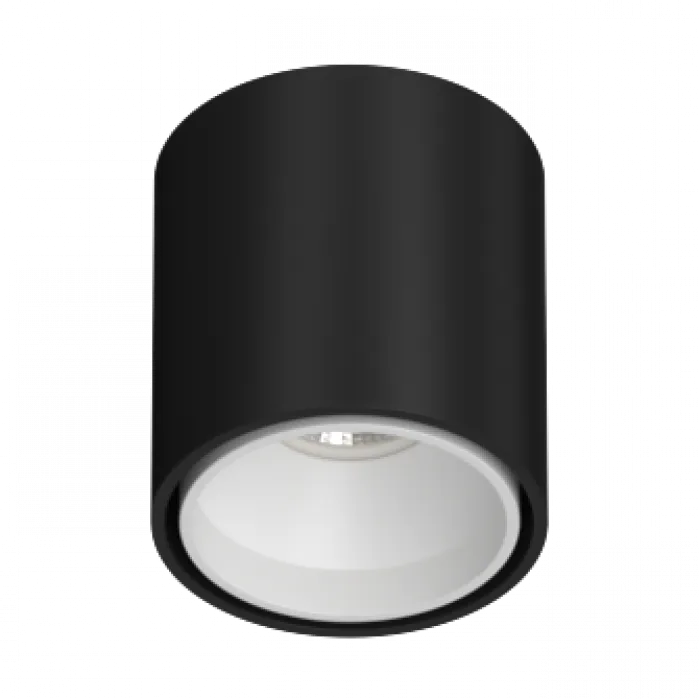 Потолочный светильник под сменную лампу LeDron KEA KEA R ED GU10 Black-White от ImperiumLoft