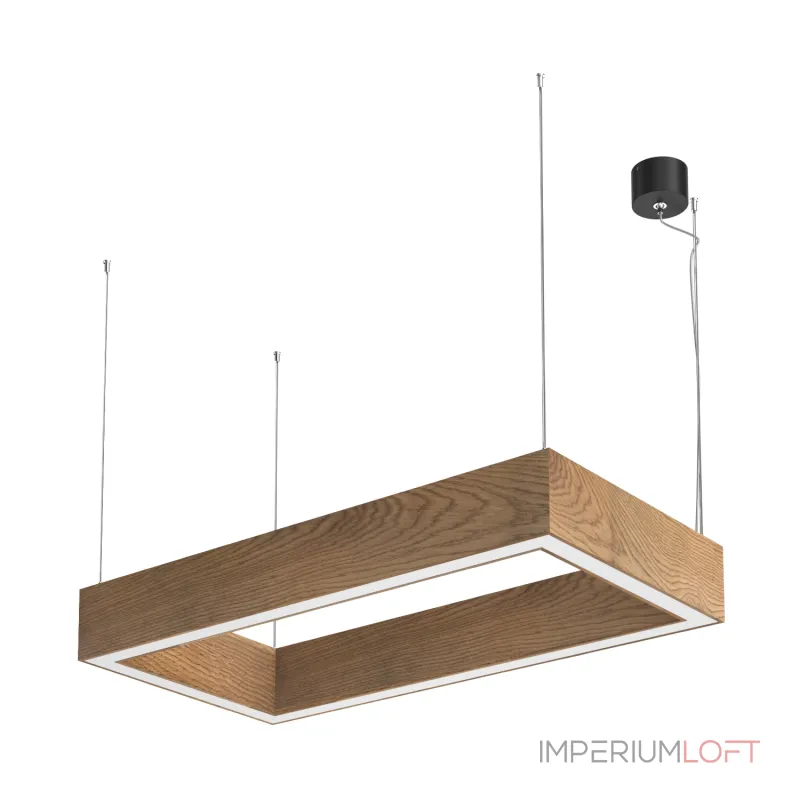 Подвесной светильник LeDron KVADRO HL Wooden KVADRO HL 340х700 3K Bl