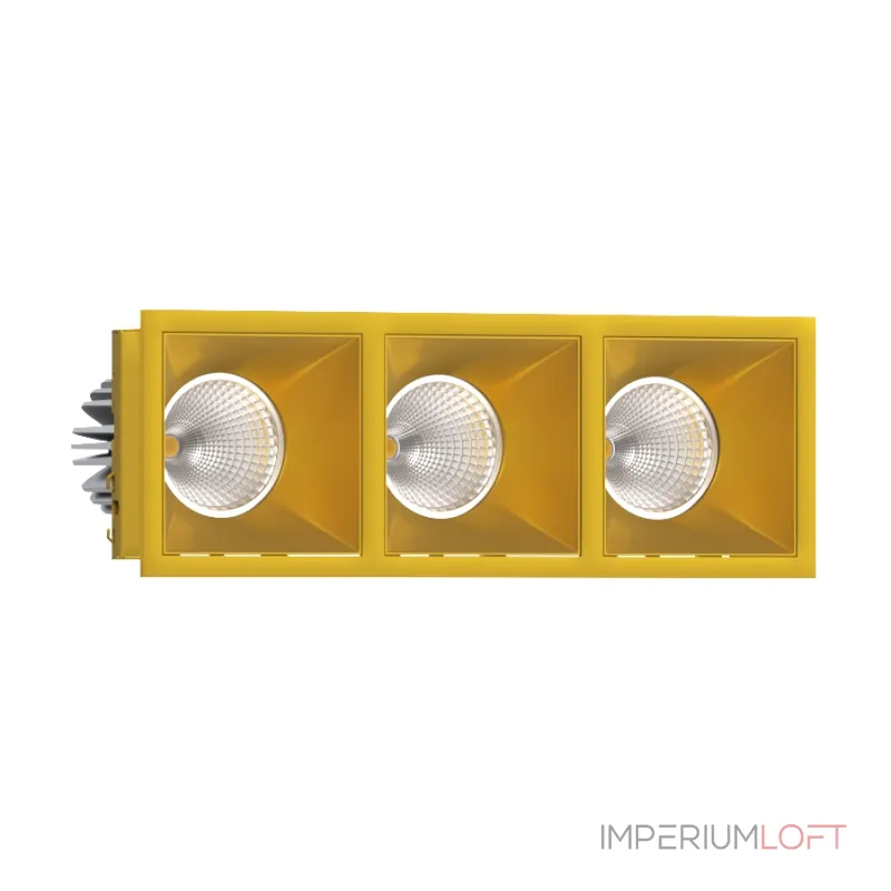 Встраиваемый светодиодный светильник LeDron RISE KIT RISE KIT 3 LED 4000K Gold