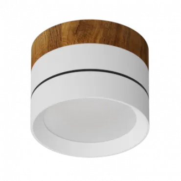 Потолочный светодиодный светильник LeDron BARREL BARREL Wooden White