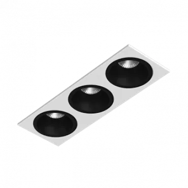 Встраиваемый светильник под сменную лампу LeDron AO1501010 AO1501010 SQ3 White-Black