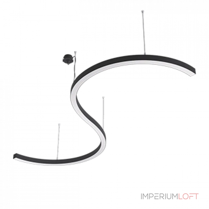 Подвесной светильник LeDron LED SNAKE LED SNAKE Mini Black 3000K Подвесной светильник LeDron LED SNAKE LED SNAKE Mini Black 3000K