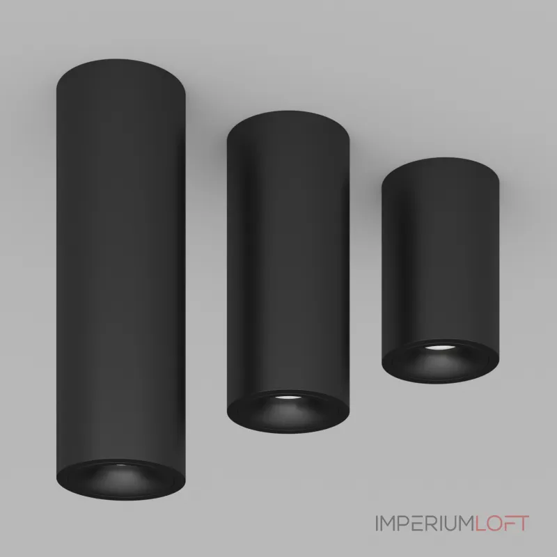 Потолочный светильник под сменную лампу LeDron MJ1027 MJ1027 Black 300mm