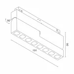 Светодиодный светильник для магнитной системы LeDron DY-106 DY-1060CS Black от ImperiumLoft Светодиодный светильник для магнитной системы LeDron DY-106 DY-1060CS Black от ImperiumLoft