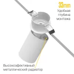 Встраиваемый потолочный светильник LeDron SAGITONY R BASIC S60 W TRIAC 4K