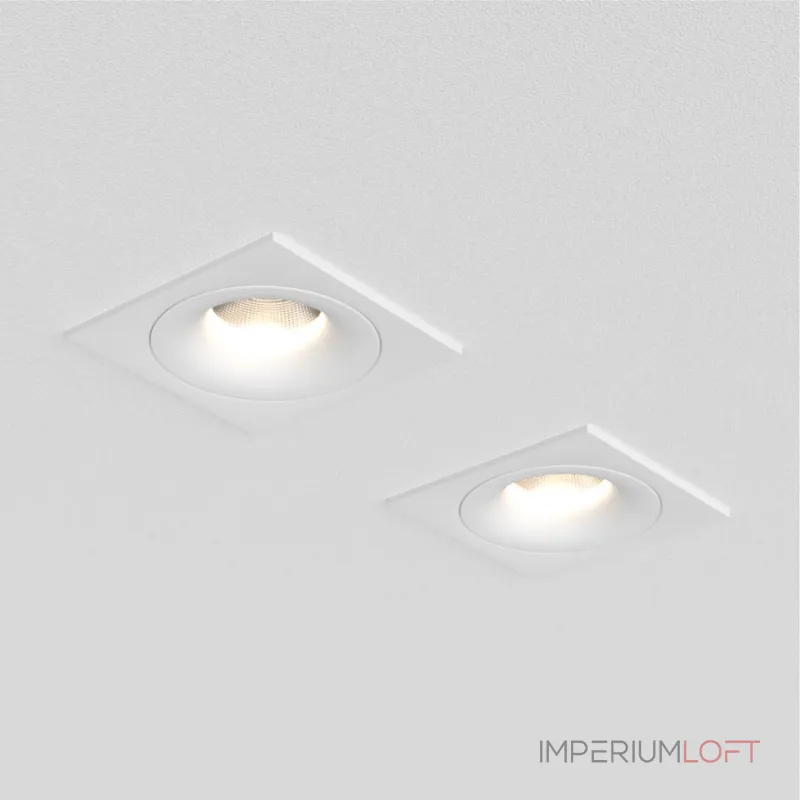 Встраиваемый светодиодный светильник LeDron LOFT LOFT SQ White TRIAC 4000K