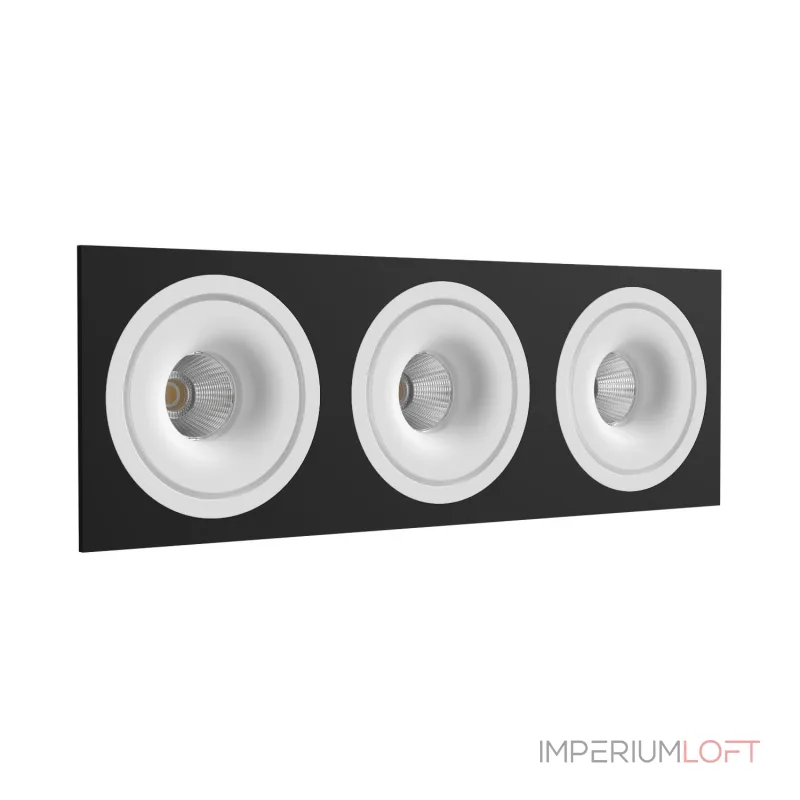 Встраиваемый светодиодный светильник LeDron LH10 LH10 SQ3 Black-White 4000K
