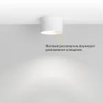 Потолочный светодиодный светильник LeDron DRUM SD3159 White