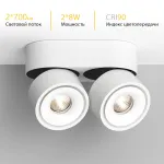 Потолочный поворотный светодиодный светильник LeDron LH8W LH8W 2 White 4000K