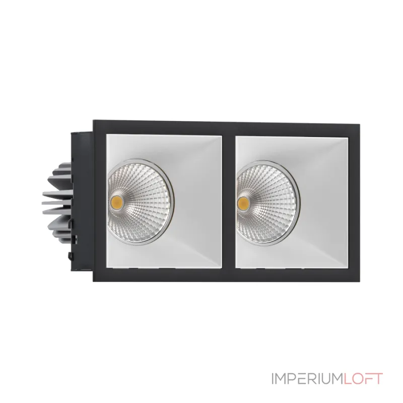 Встраиваемый светодиодный светильник LeDron RISE KIT RISE KIT 2 LED 4000K Black-White