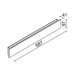 Настенный светодиодный светильник LeDron GW-M066 GW-M066-687 Wooden White