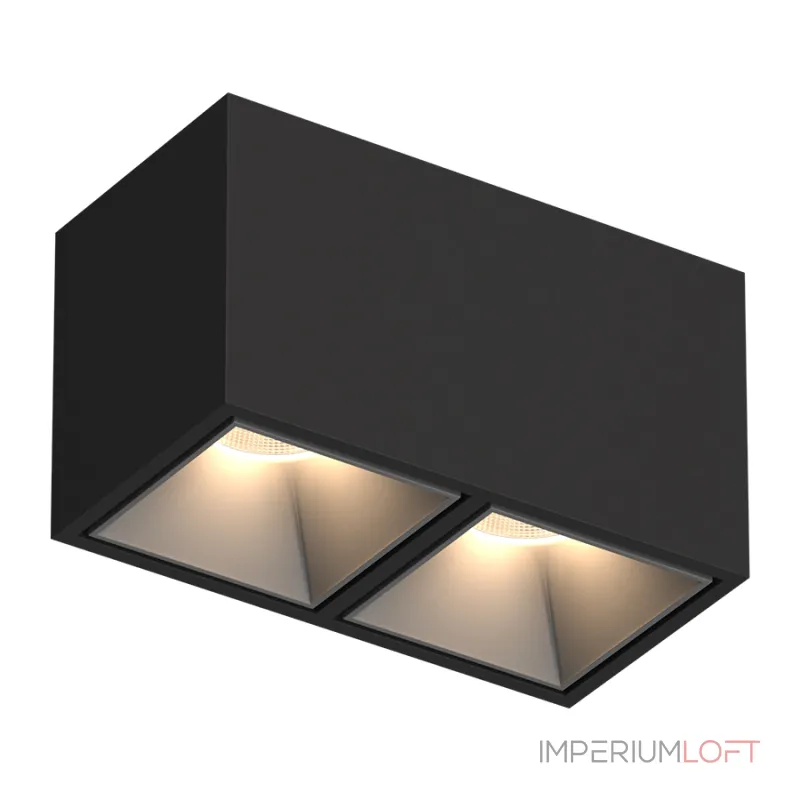 Потолочный светодиодный светильник LeDron KUBING KUBING 2 Black-Grey TRIAC